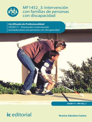 cover image of Intervención con familias de personas con discapacidad. SSCE0111